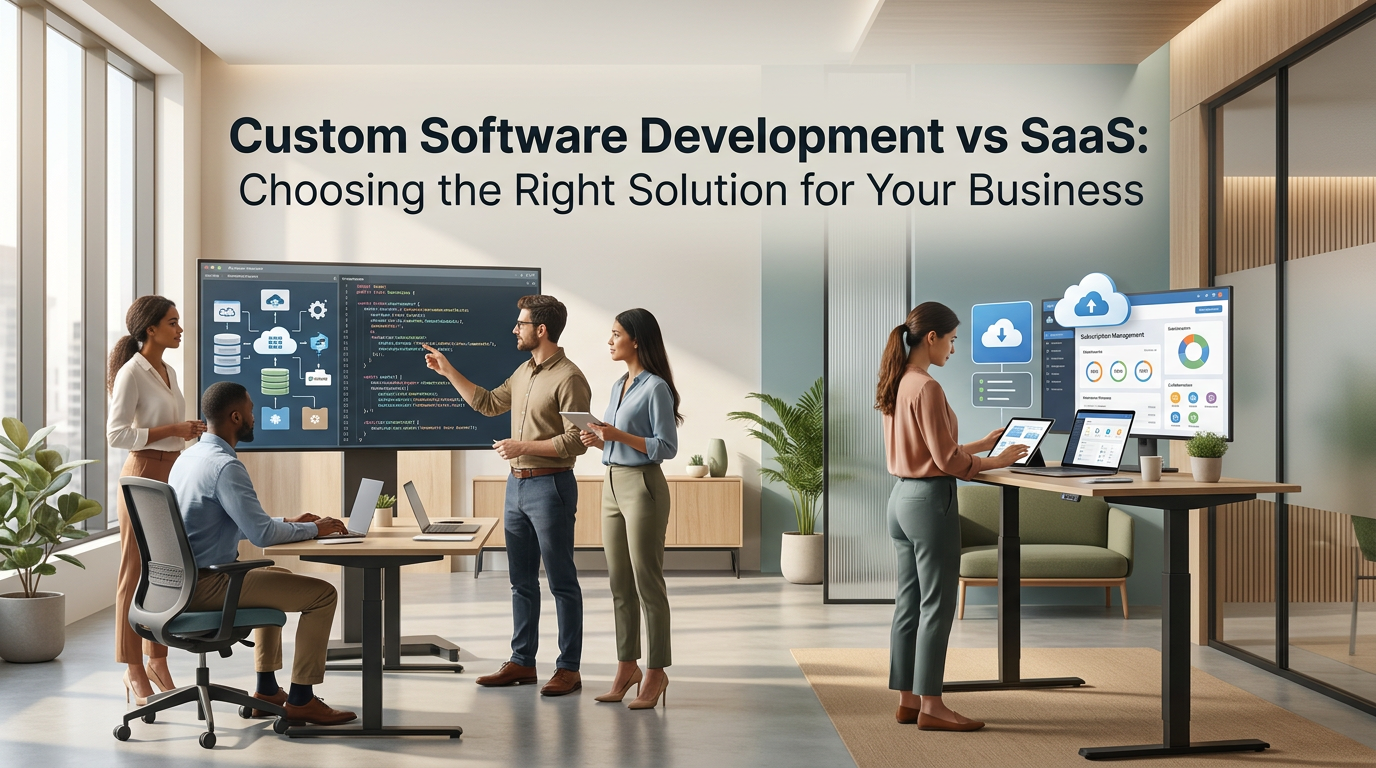 Custom Software Development vs SaaS: Choosing the Right Solution for Your Business