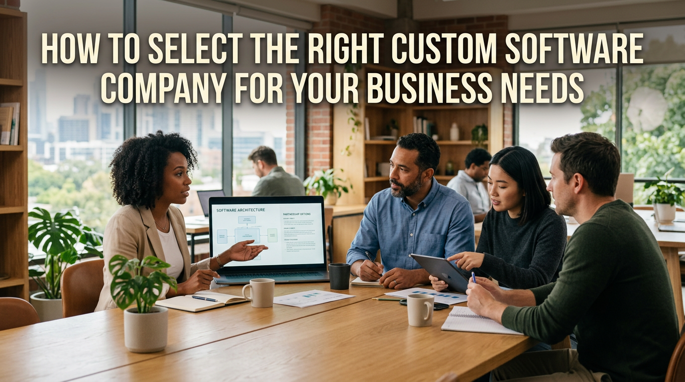How to Select the Right Custom Software Company for Your Business Needs