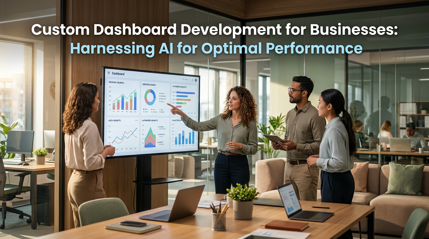 Custom Dashboard Development for Businesses: Harnessing AI for Optimal Performance