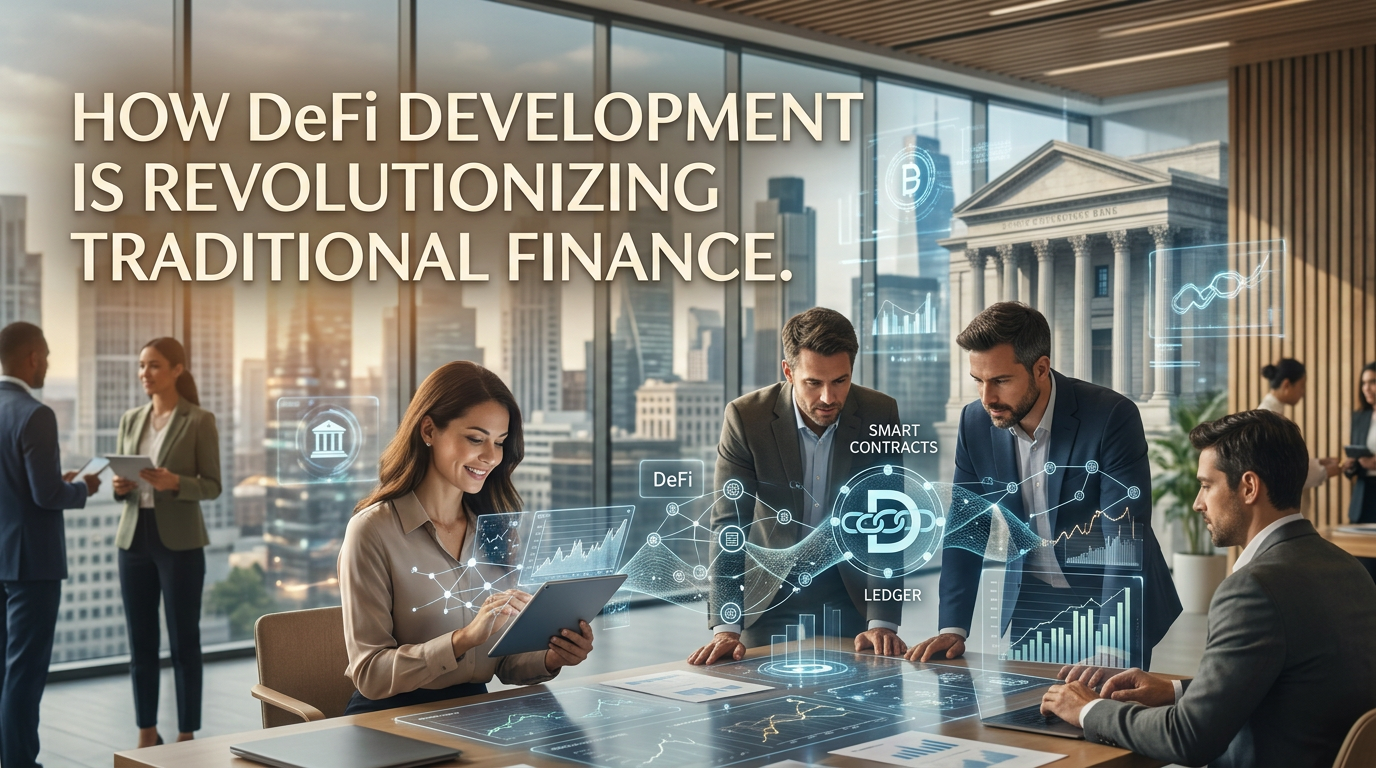 How DeFi Development is Revolutionizing Traditional Finance